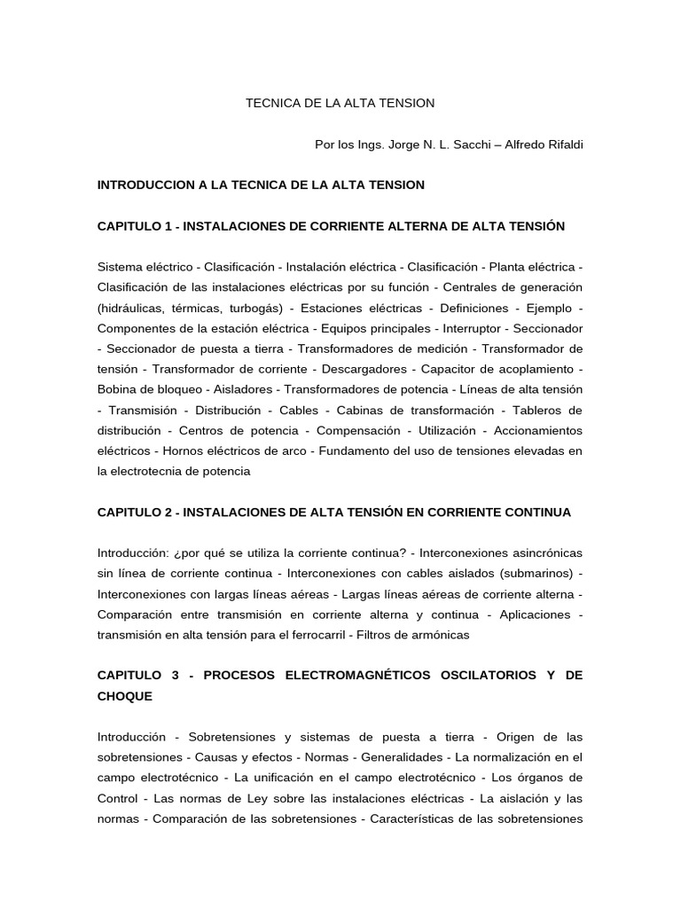 Técnica de Alta Tensión: Guía Completa | PDF | Aislador (Electricidad ...