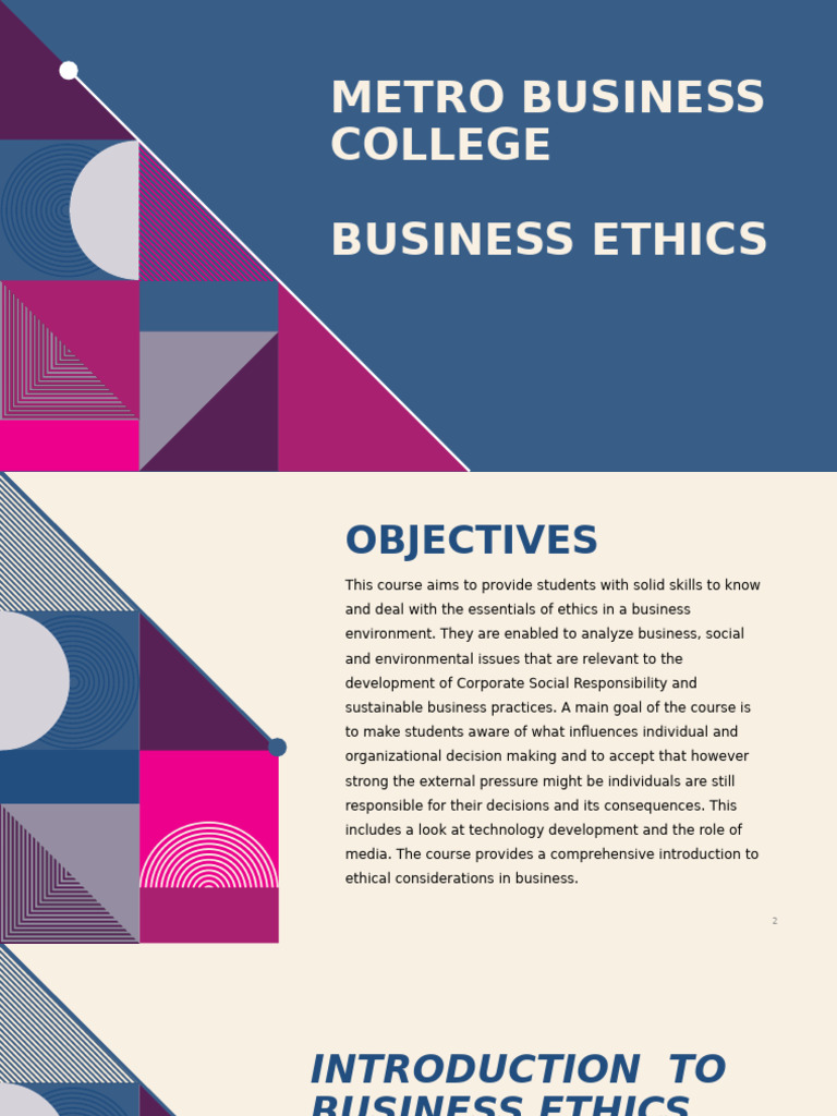 Business Ethics in Decision Making | PDF | Business Ethics | Integrity
