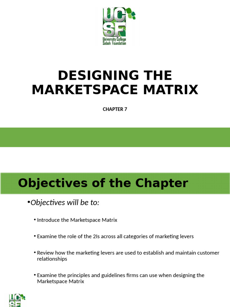 CHAPTER 8 Designing Marketspace Matrix-13dec2023 | PDF | Pricing | Brand