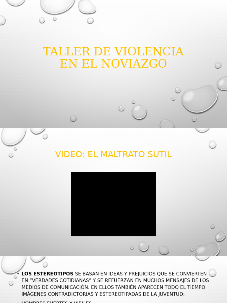 Taller de violencia en el noviazgo | PDF | Violencia | Agresión