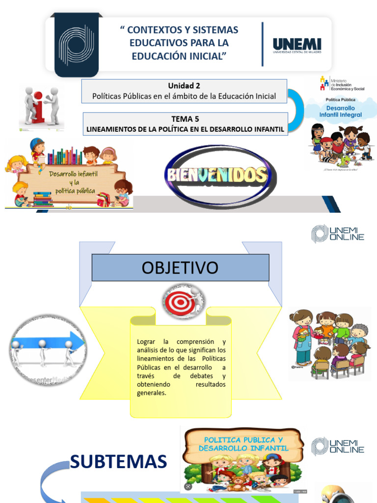Políticas Públicas en Educación Inicial | PDF | Educación de la primera ...