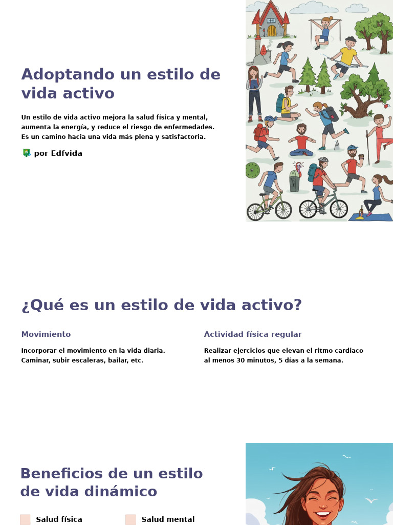 Adoptando Un Estilo de Vida Activo | PDF | Flexibilidad (anatomía