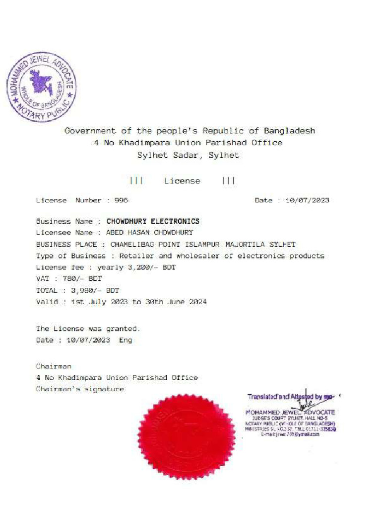 Registration Certificate | PDF