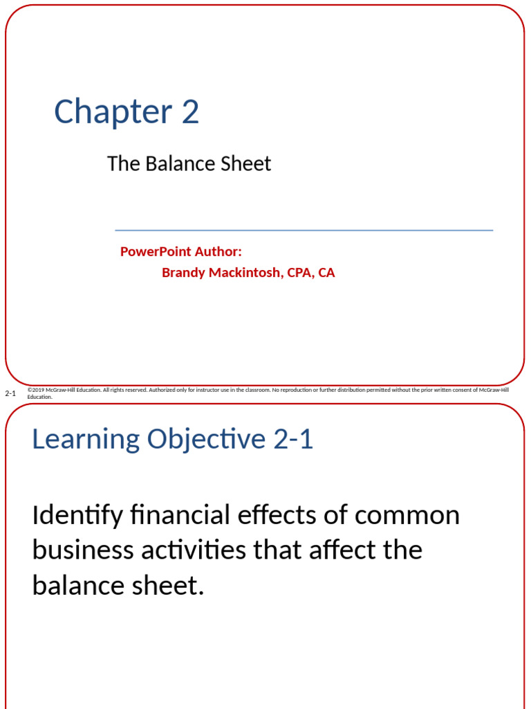 Understanding the Balance Sheet Basics | PDF | Debits And Credits ...