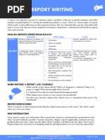 CSEC Report Writing Guidelines | PDF | Business