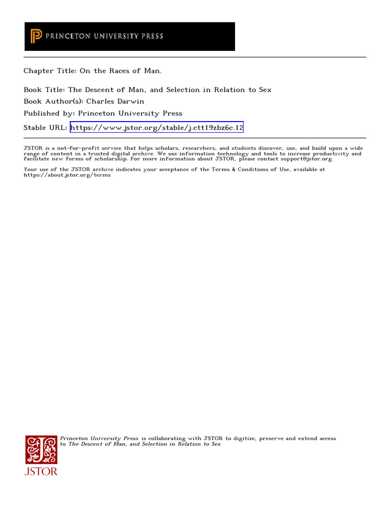 Darwin-The Races of Man | PDF | Species | Race (Human Categorization)