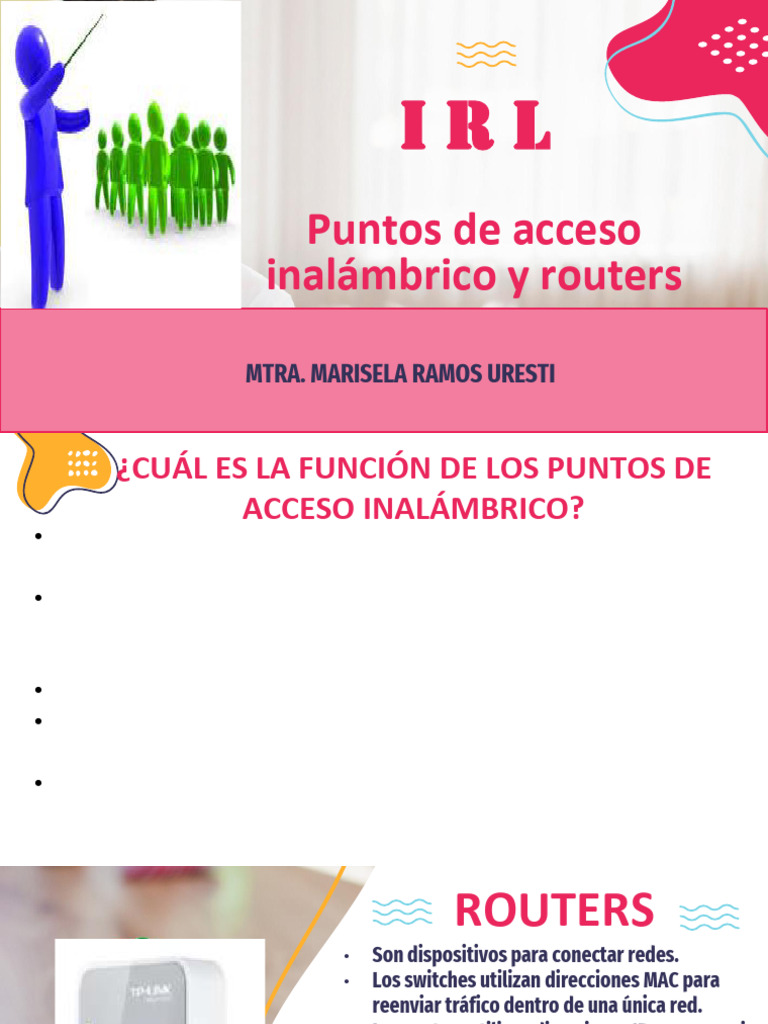 ROUTERS - IRL 6o | PDF | Punto de acceso inalámbrico | Enrutador ...