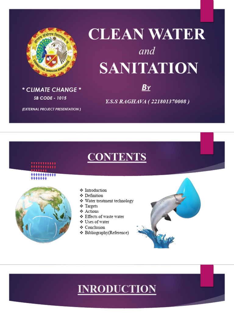 Cc-Climate Change by Raghava | PDF | Sanitation | Drinking Water
