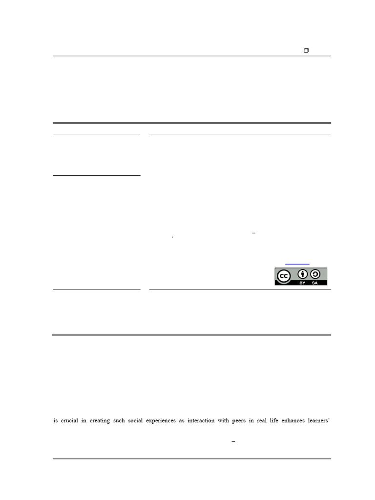 Trends in Collaborative Learning Research | PDF | Learning | Systematic ...