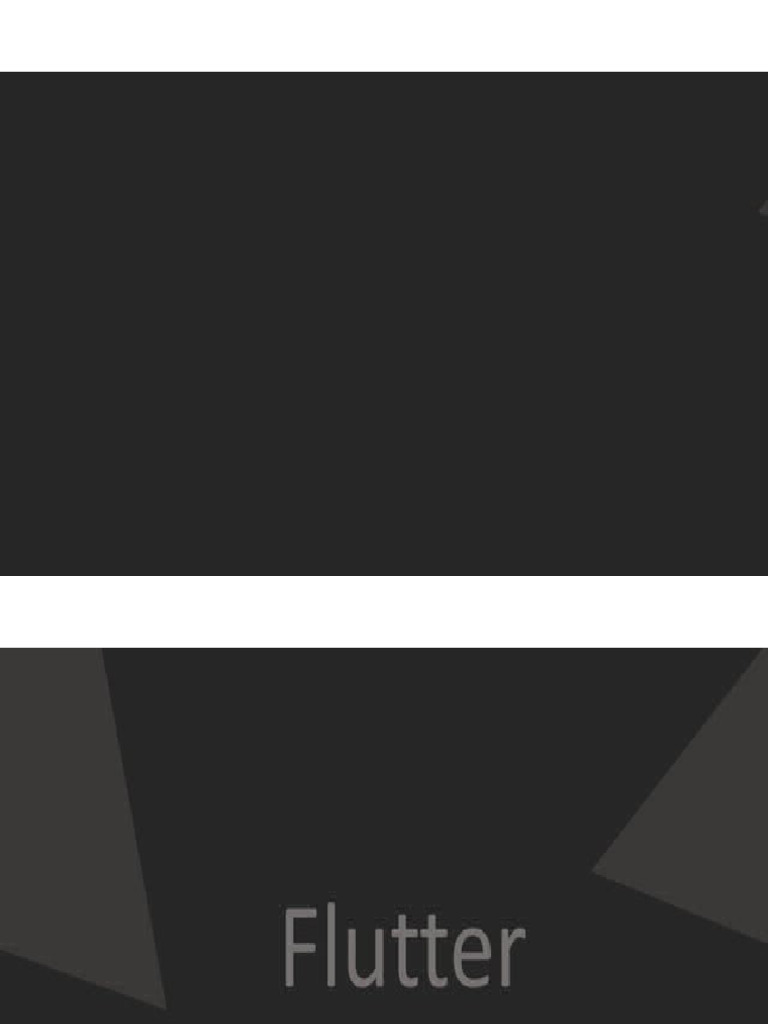 Flutter 1 | PDF