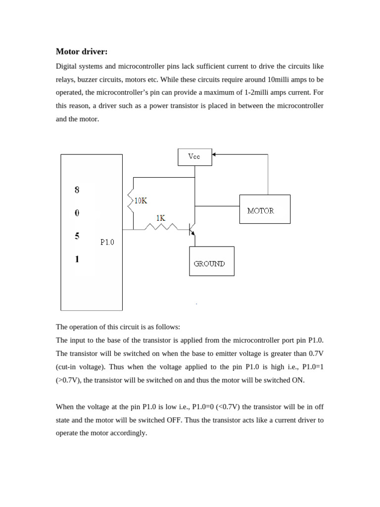 Dc Motor and Driver | PDF