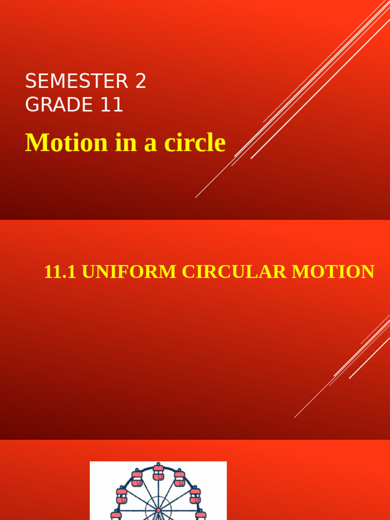 Grade 11 Circular Motion Concepts | PDF | Mechanical Engineering ...
