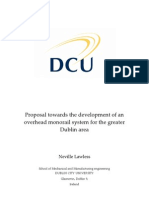 Proposal Towards The Development of An Overhead Monorail System For The Greater Dublin Area