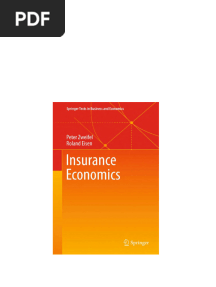 Insurance Economics (Springer Texts in Business and Economics) instant download