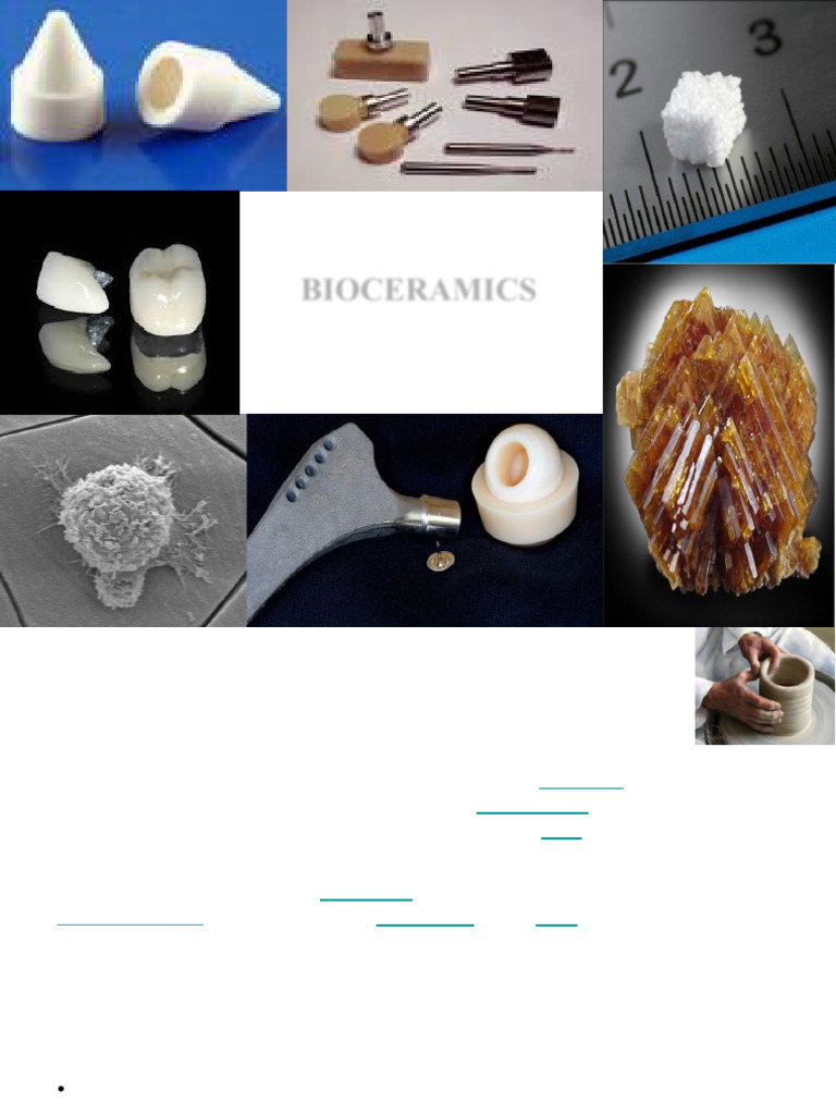 Bioceramics: Applications and Properties | PDF | Aluminium Oxide ...