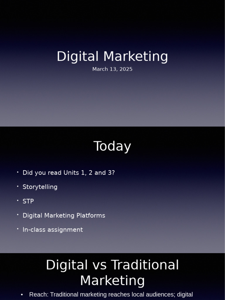 Digital Marketing Strategies Overview | PDF | Digital Marketing ...