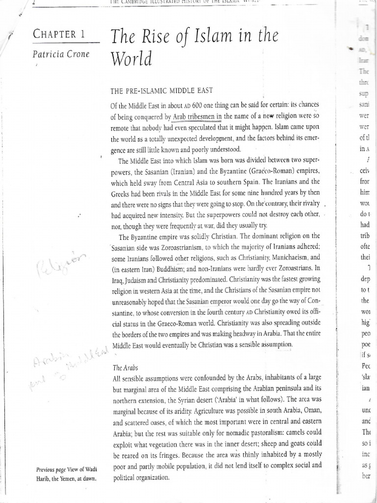PaatriciaCrone The Rise of Islam Scan | PDF