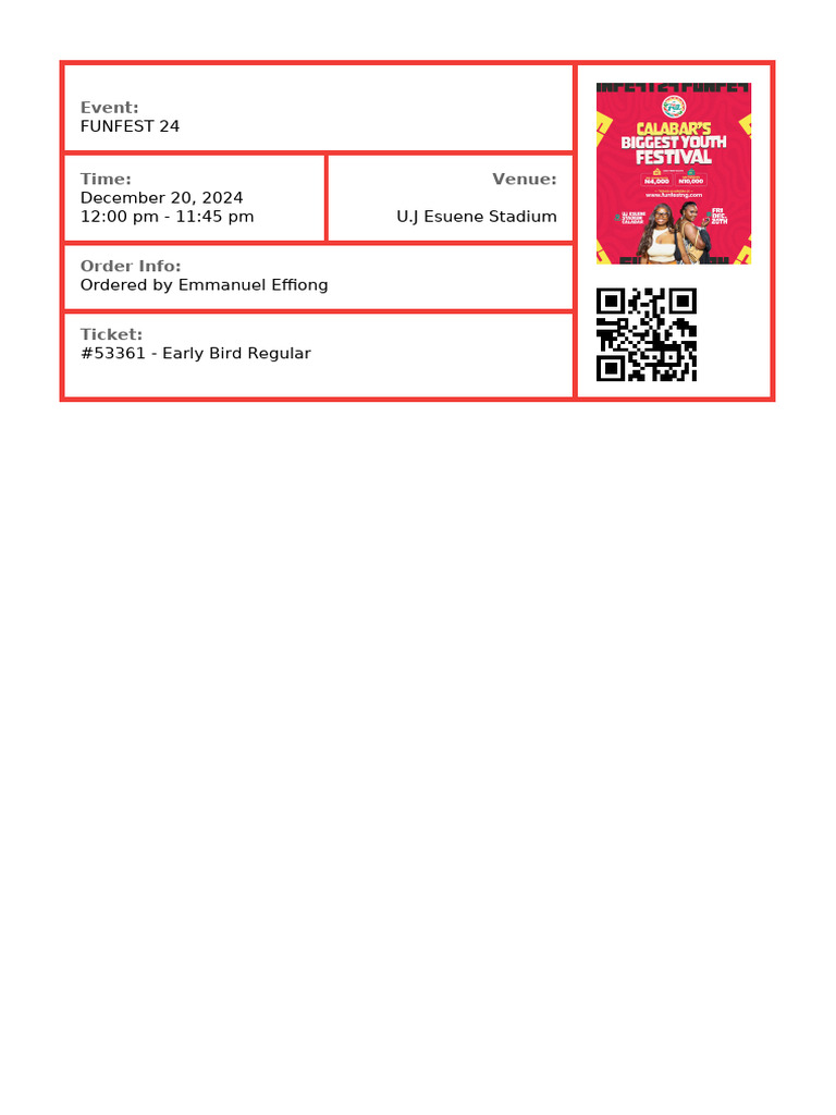 Event Ticket53361 | PDF