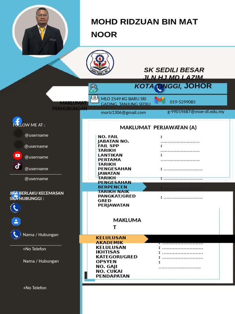 BIODATA | PDF