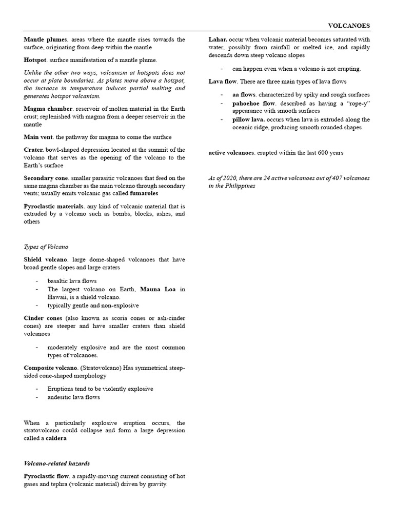 Understanding Volcanoes and Their Types | PDF | Volcano | Lava