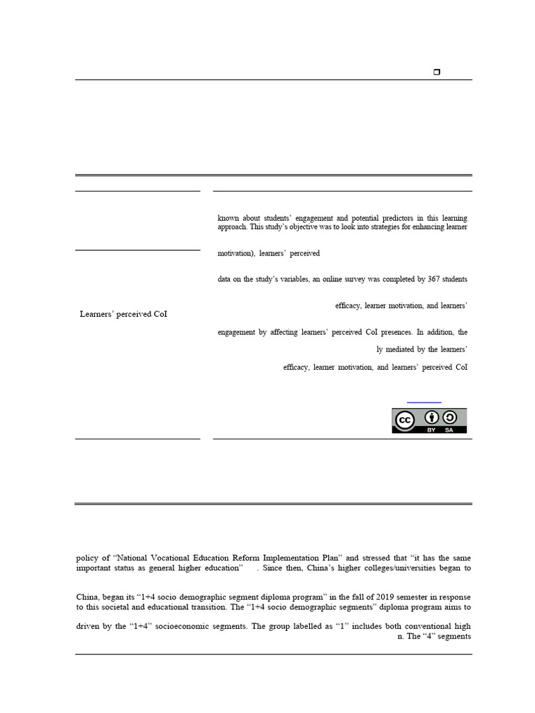 Enhancing Learner Engagement in HyFlex Education | PDF | Self Efficacy ...