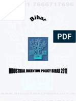 Bihar Industrial Incentives Policy 2011