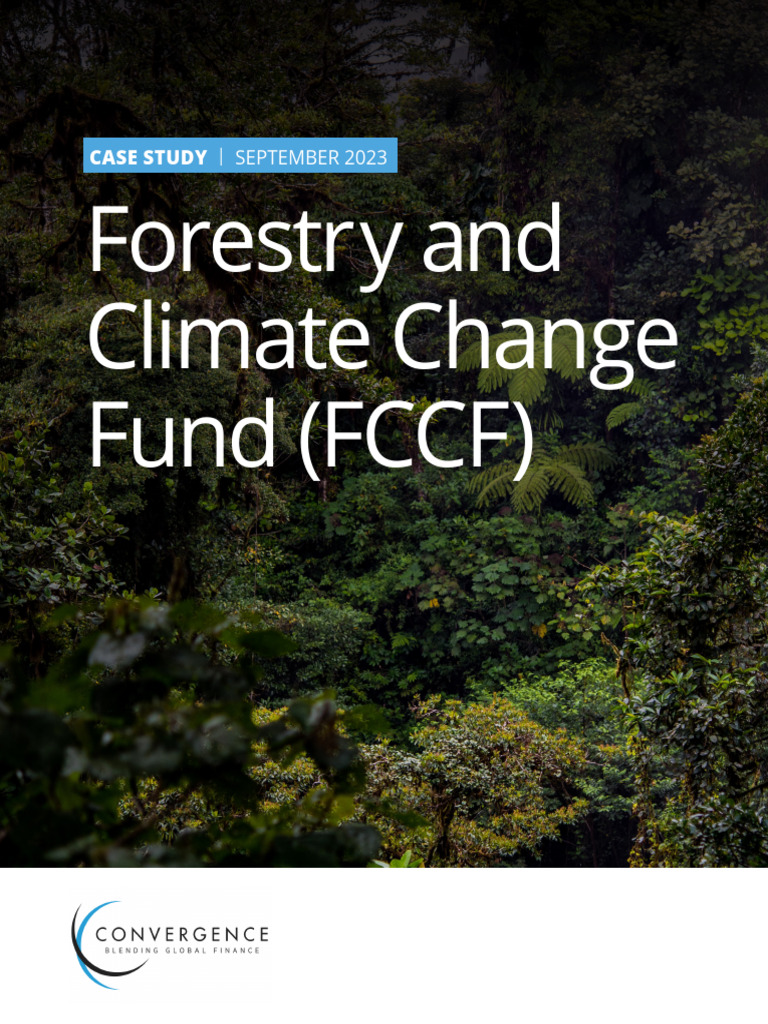 CS Forestry and Climate Change Fund Final | PDF | Forest Management ...