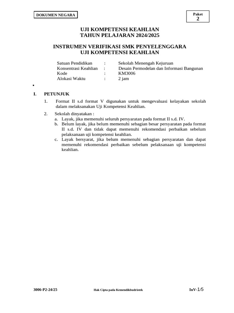 3006-P2-InV-Desain Permodelan Dan Informasi Bangunan | PDF
