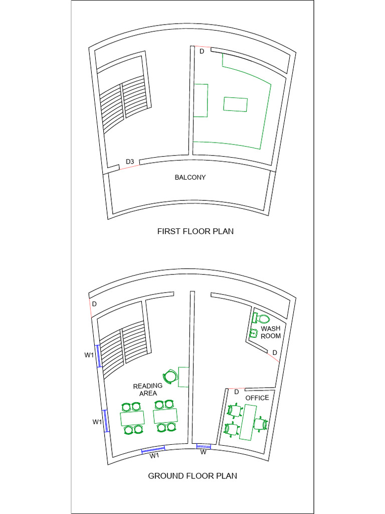 Ground and First Floor Plans | PDF