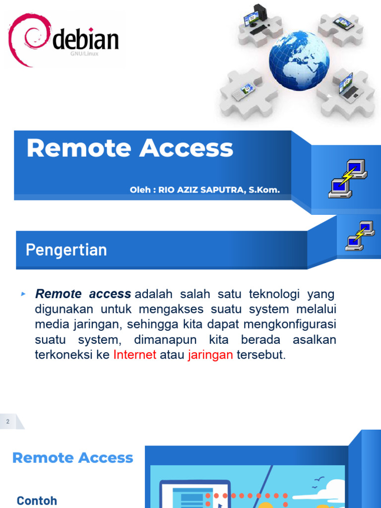 Pengertian dan Protokol Remote Access | PDF