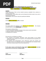 Domestic Inquiry Process in Malaysia | PDF | Witness | Plea