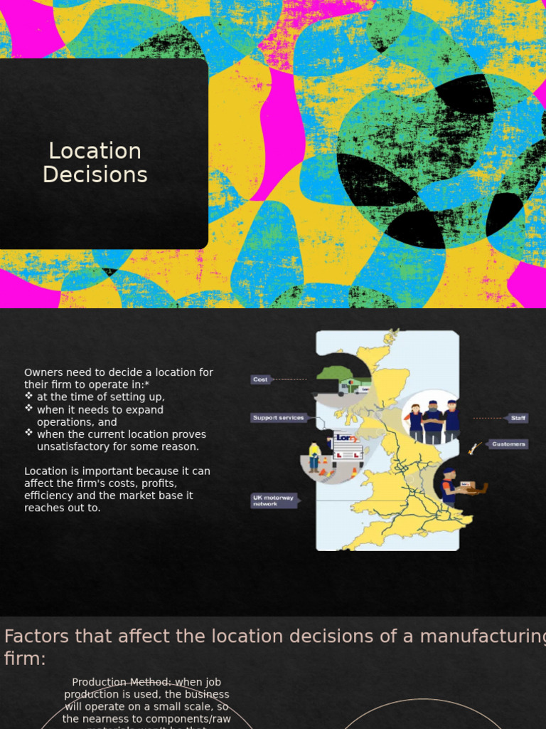 Key Factors in Business Location Decisions | PDF | Labour Economics | E ...