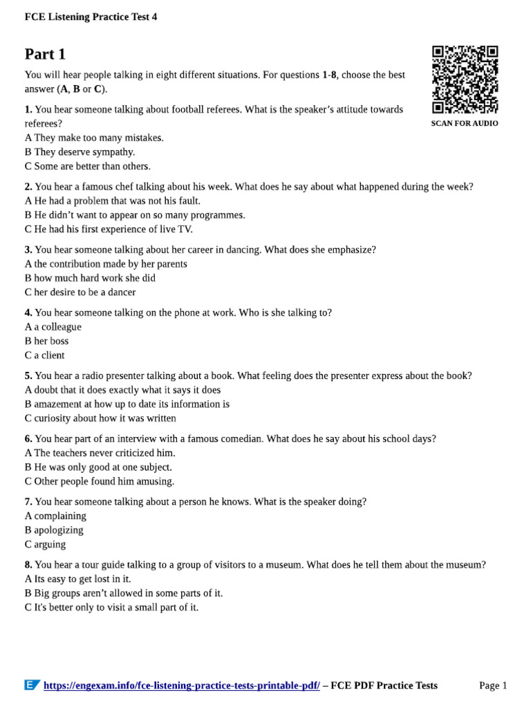 Fce 1 | PDF