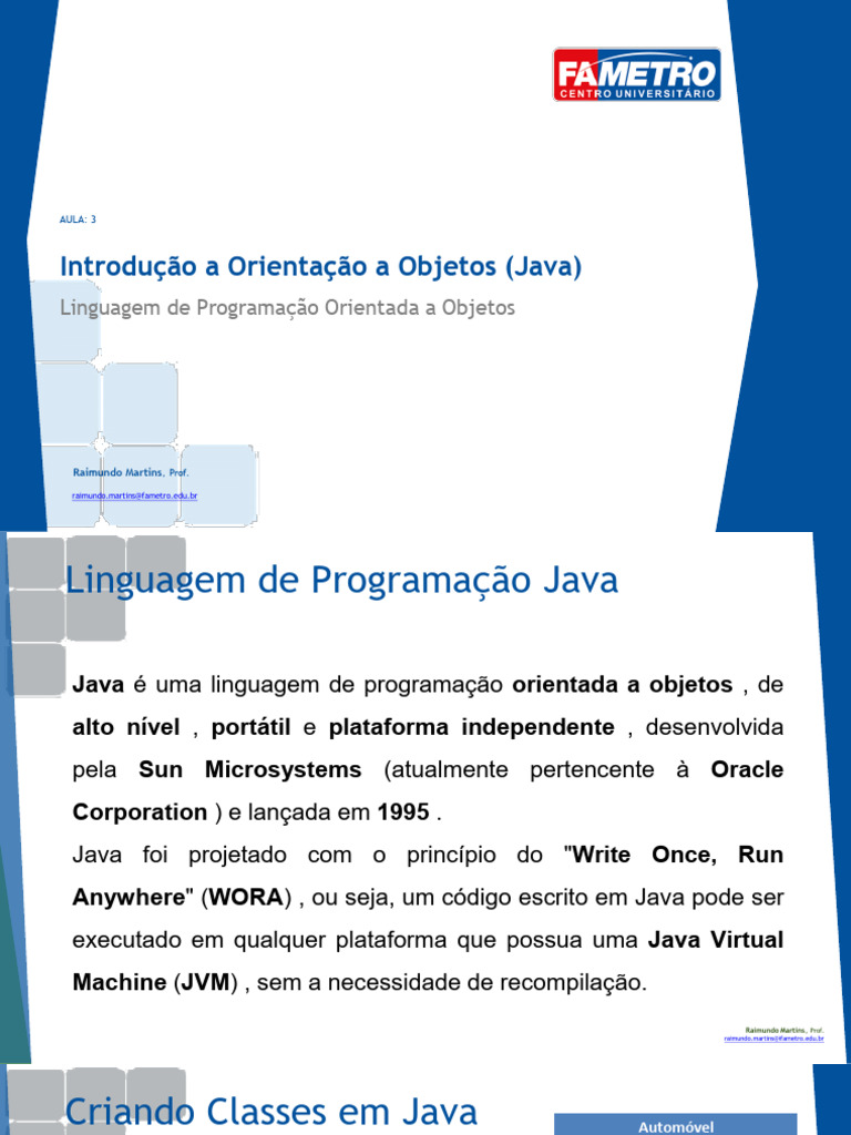 Introdução à Programação em Java | PDF | Java (linguagem de programação ...