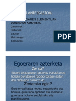 Egoeraren Azterketa