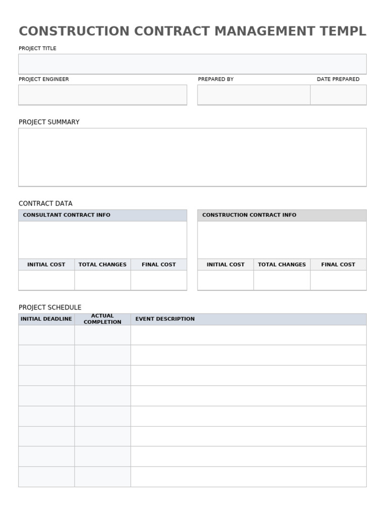 IC Construction Contract Management 11242 | PDF