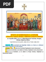 Liturghia Darurilor, 09.04.2025, miercuri