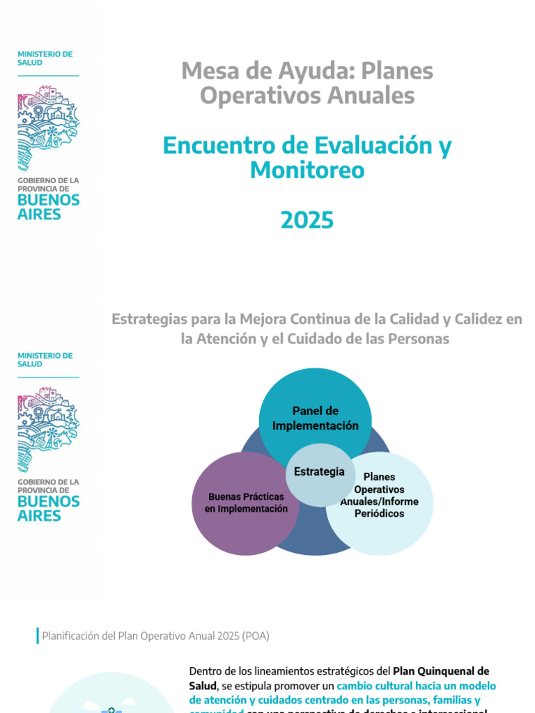 POA 2025: Mejora Continua en Salud | PDF | Hospital | Planificación