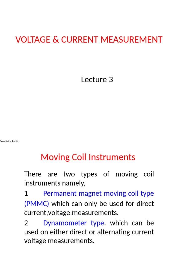 Voltage and Current Measurement Basics | PDF | Metrology | Electricity