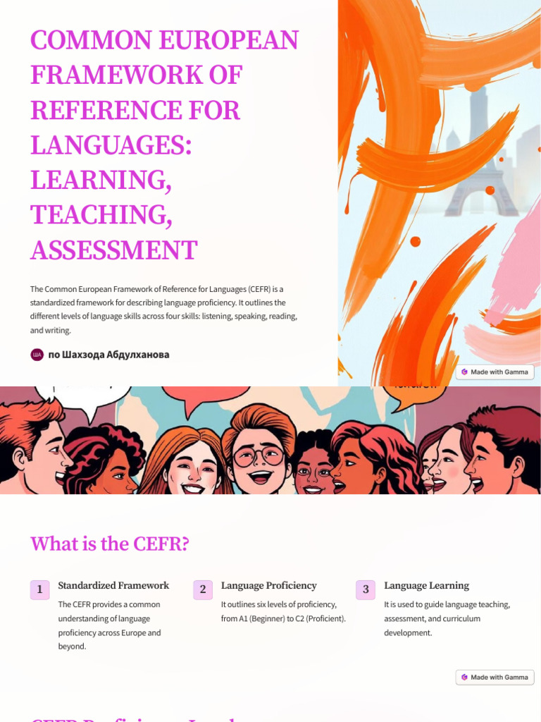 CEFR Language Proficiency Guide | PDF | Human Communication | Linguistics