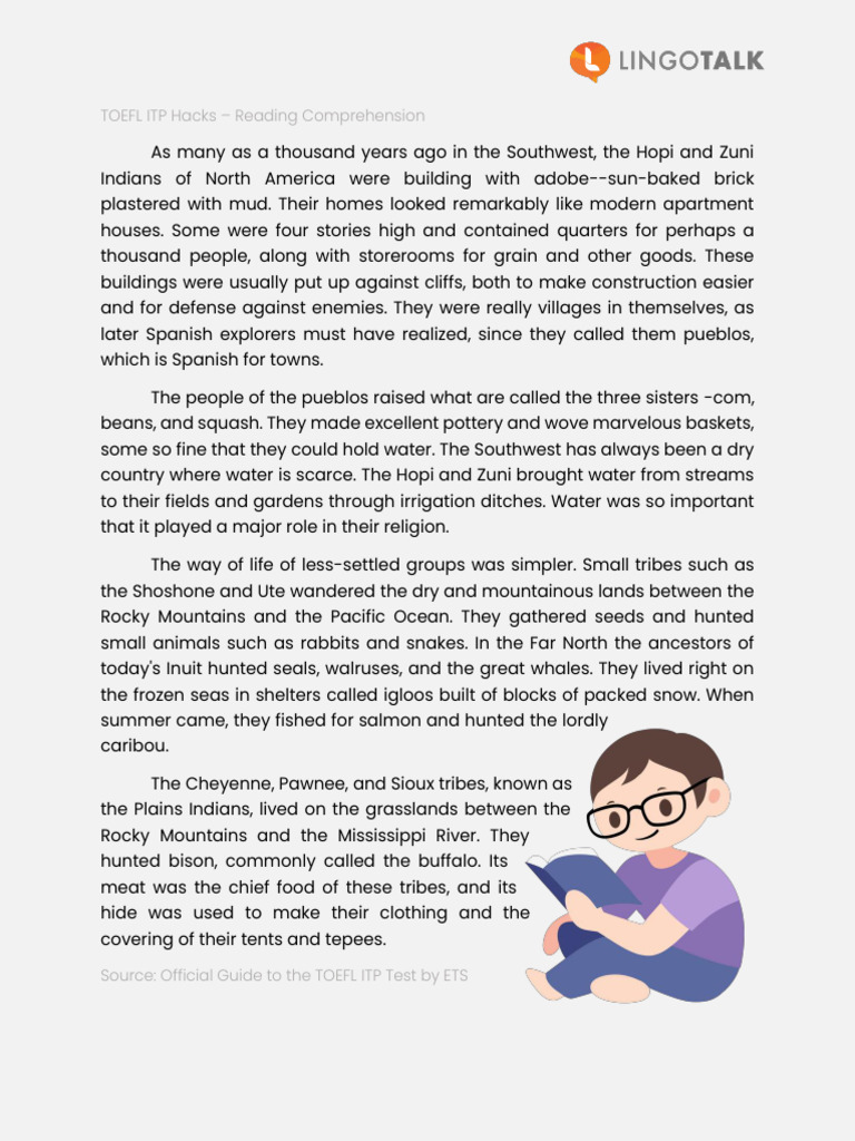 Reading Comprehension Text | PDF