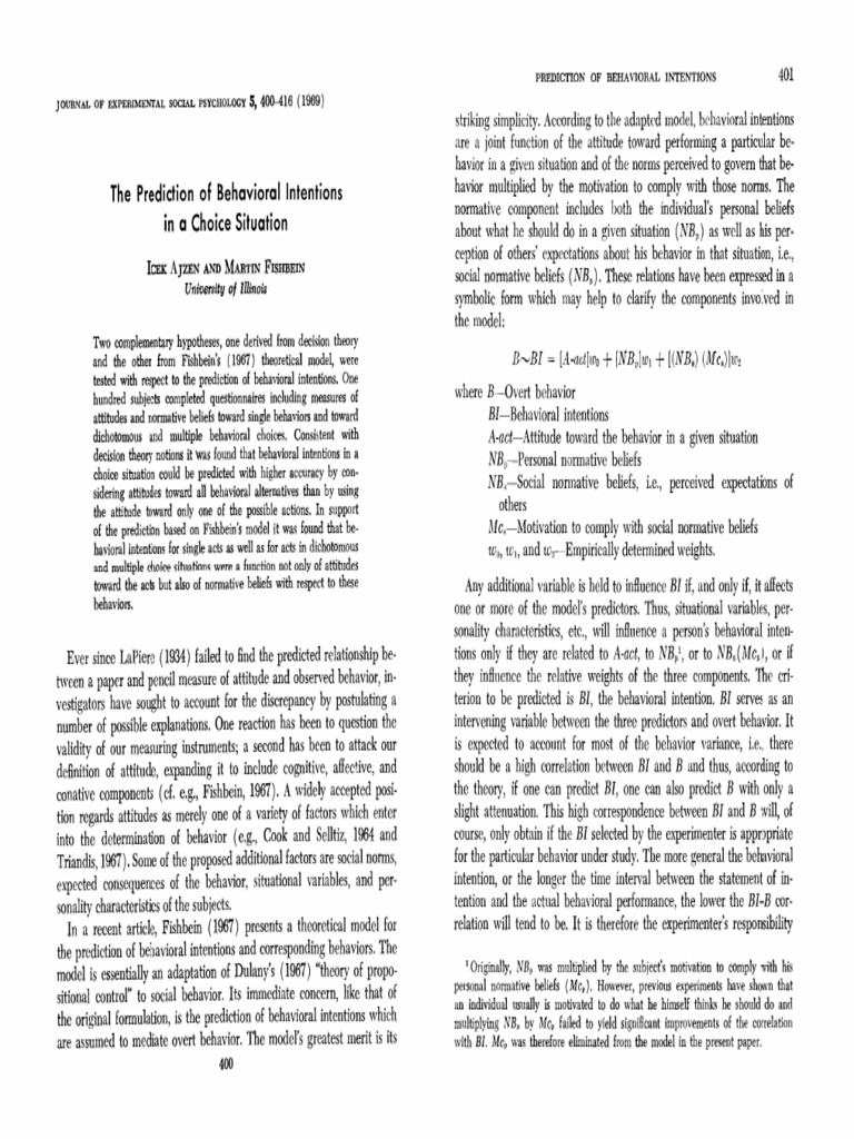 Choice | PDF
