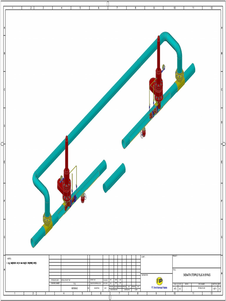 Hot Tap Detail Drawing Approval | PDF