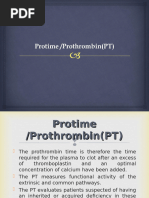 PTT Test Kit and Procedure Guide | PDF | Blood Plasma | Coagulation