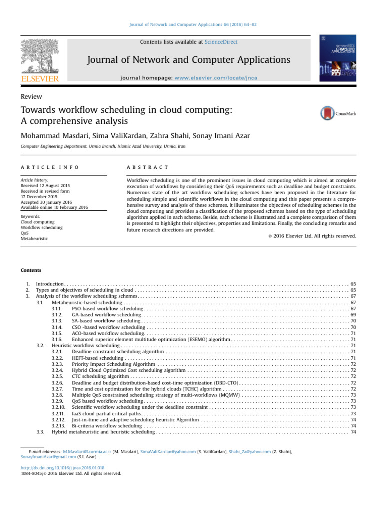 Cloud Workflow Scheduling Analysis | PDF | Virtual Machine | Scheduling ...