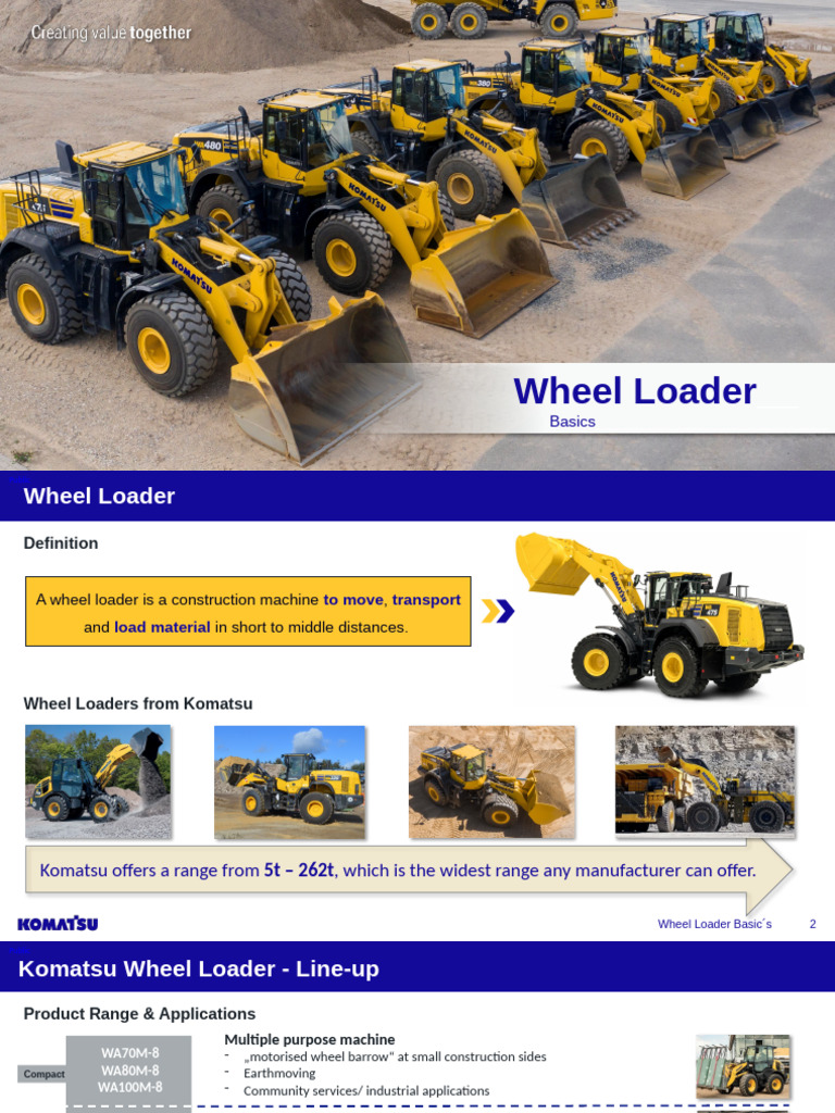 Wheel Loader Basics and Applications | PDF | Loader (Equipment) | Axle