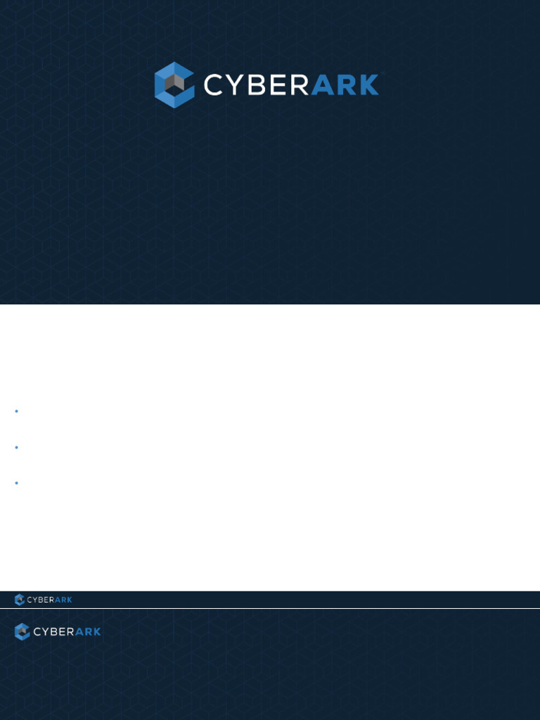 CyberArk Secrets Manager Overview | PDF | Security | Computer Security