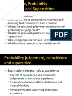 Coincidence and Probability Judgement 2012