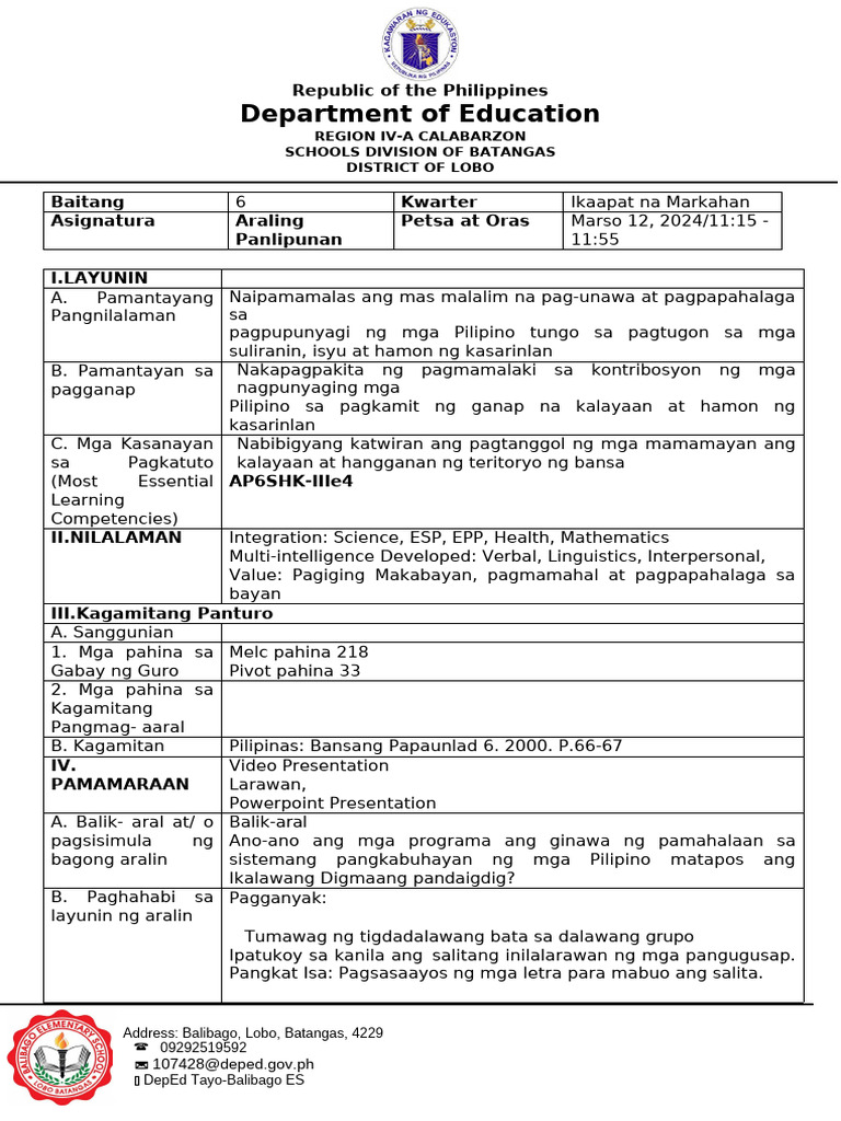 Ap 6-Cot3 | PDF