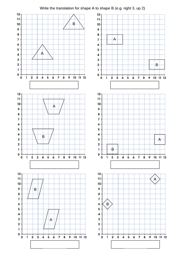 Shape A to B Translation Guide | PDF